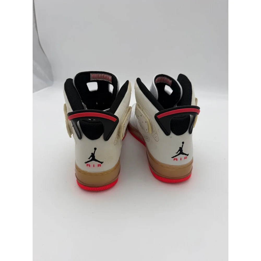 Jordan AJF 6 White Varsity Red Mens 9 Sneakers 351029-161 Air Force 1 Hybrid